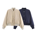 Veste Baseball Douce Streetwear