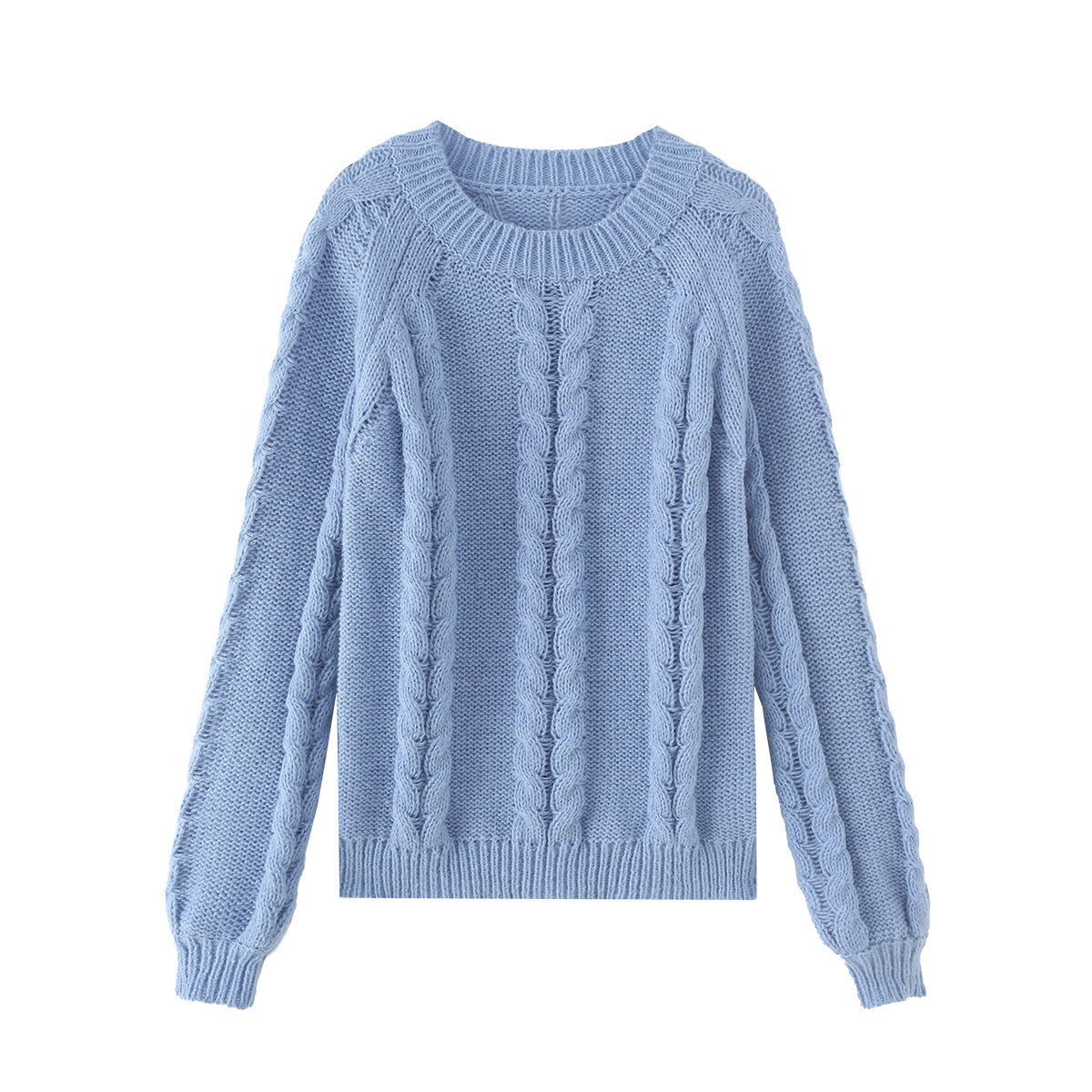 Pull Ample Col Rond