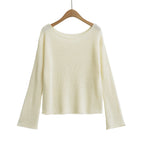 One shoulder top sweater