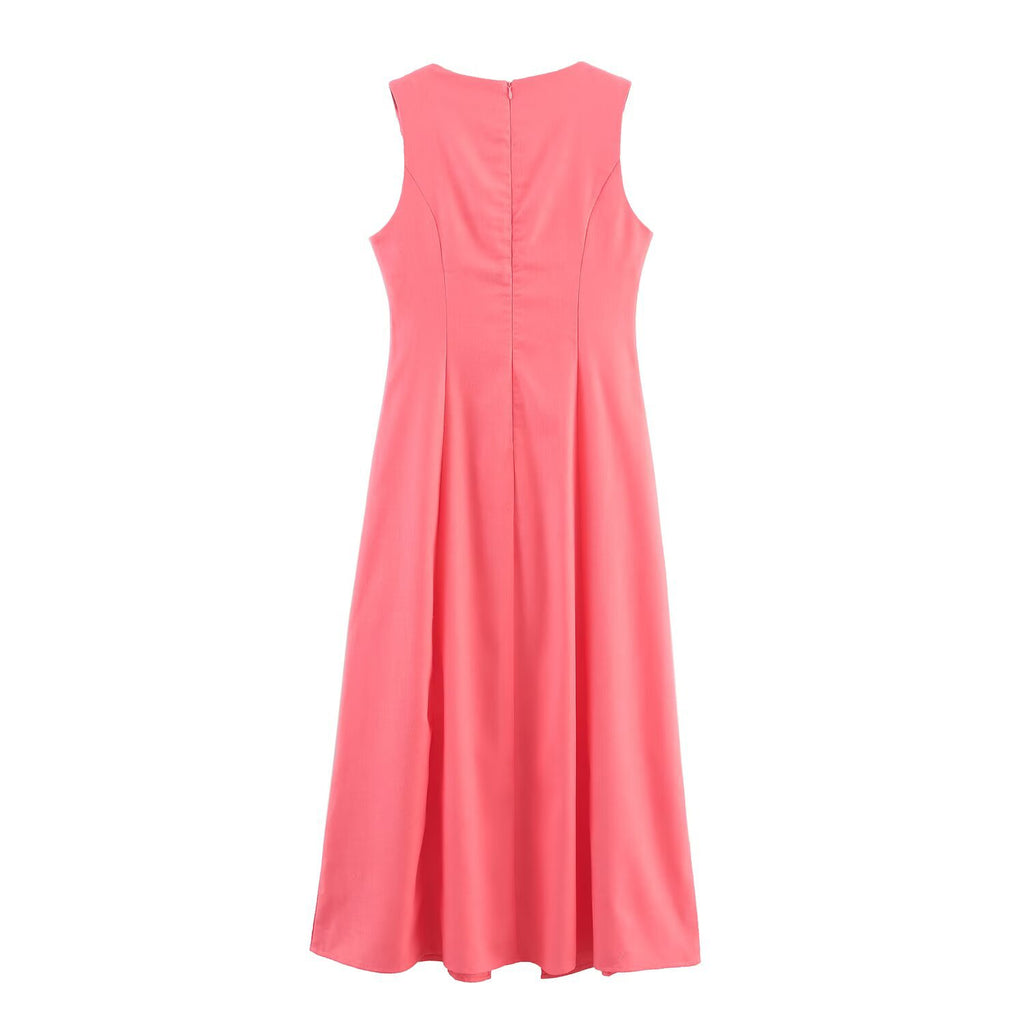 Midi sleeveless dress