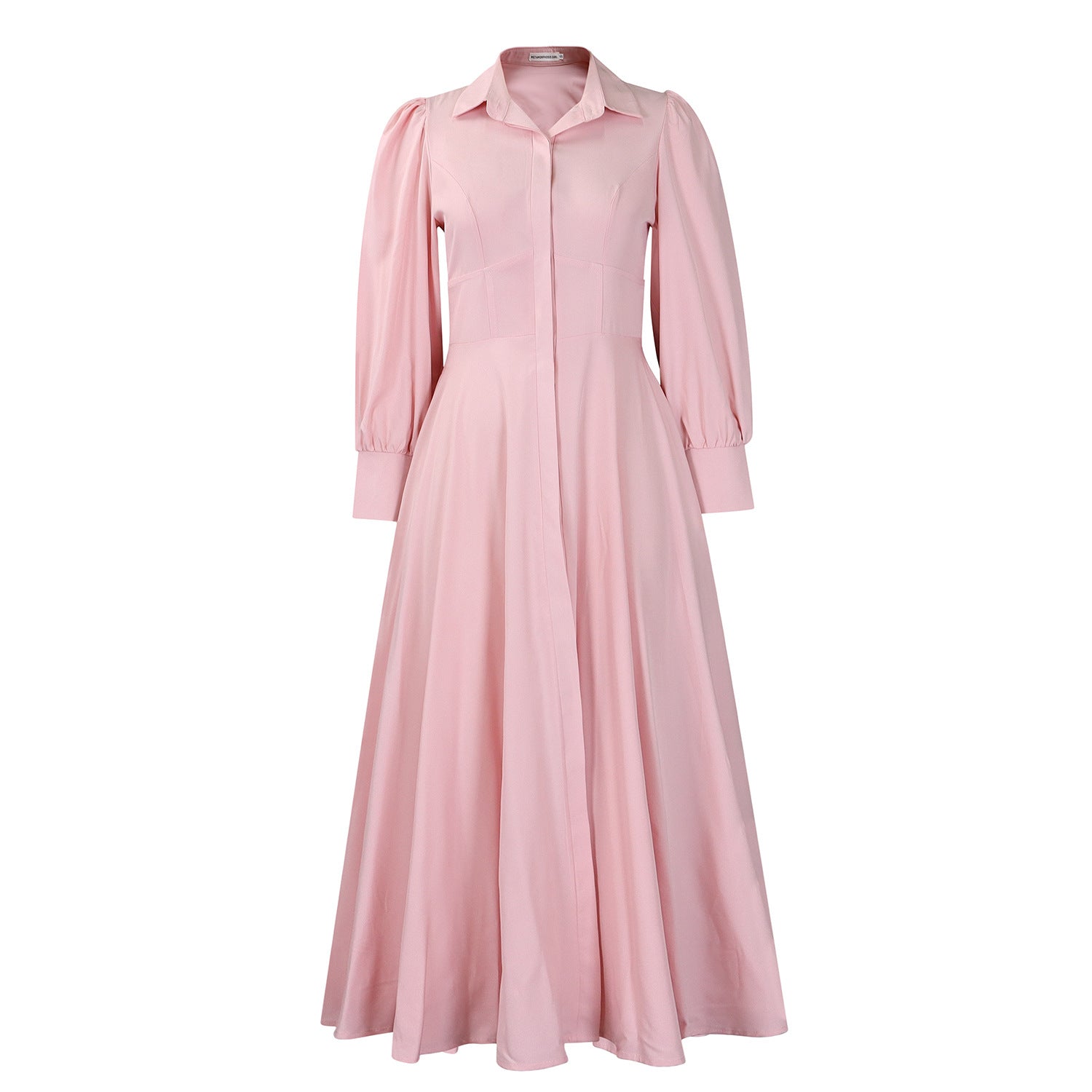 Long Sleeve Flared Dress