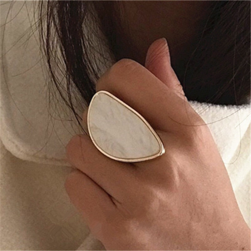 Bague Acétate Ovale