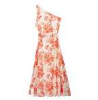 Printed Asymmetric Dress