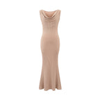 Lace fishtail dress