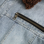 Veste Denim Épaisse