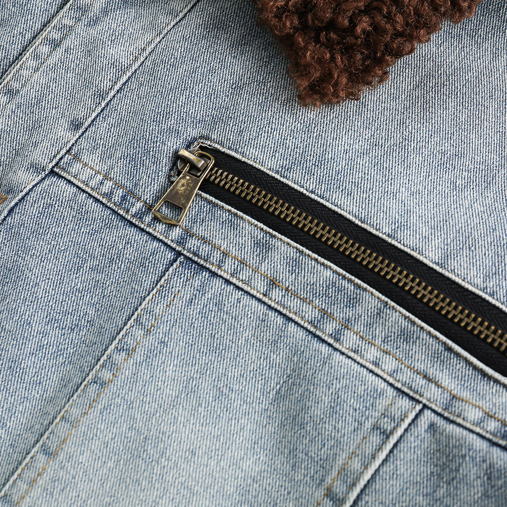 Veste Denim Épaisse
