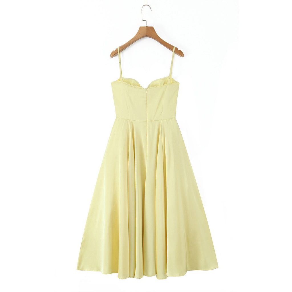 Strap strapless dress