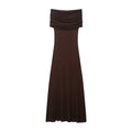 Off shoulder Knitted Dress