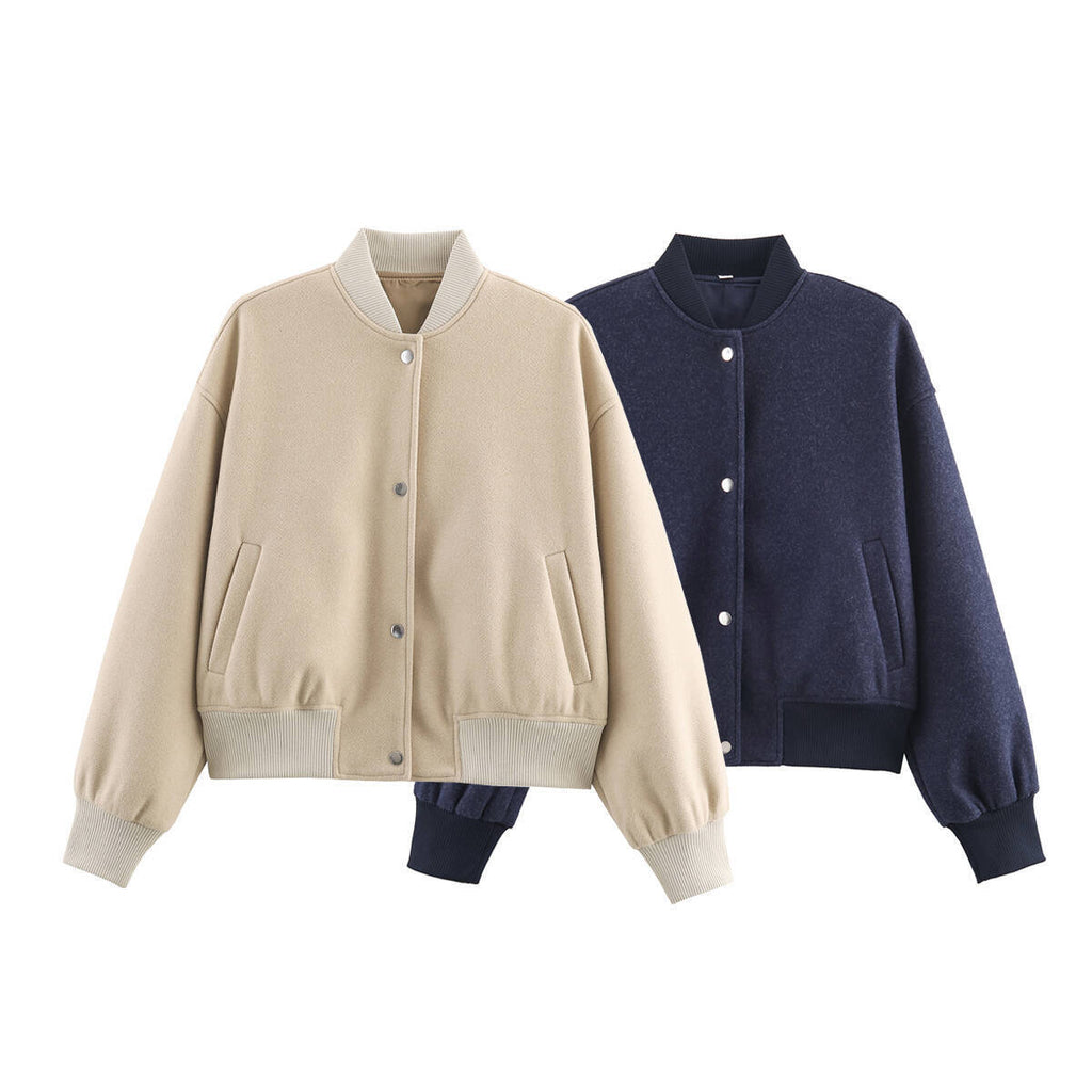 Veste Baseball Douce Streetwear