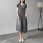 Robe Plissée Ample