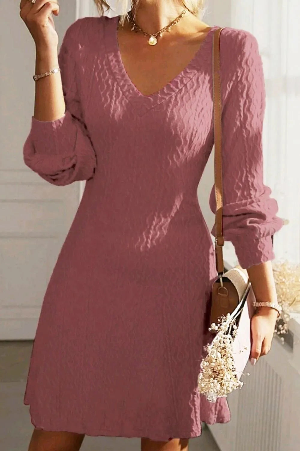 Robe Française Élégante Unie