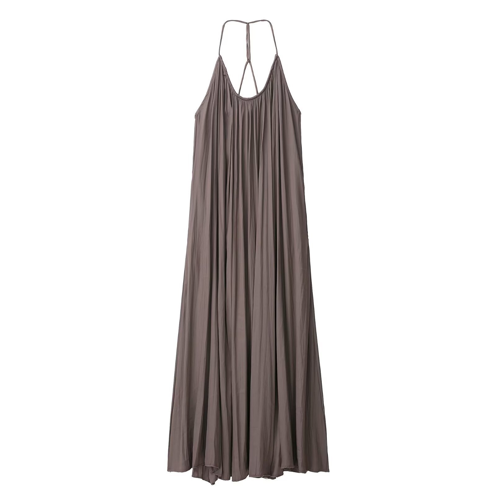 Silk textured long dress