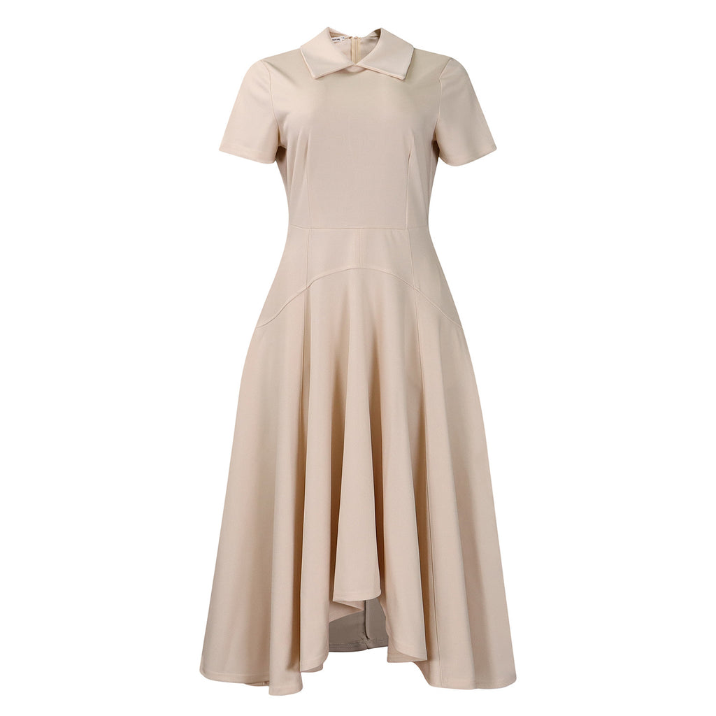 High-Waist A-Line Dress