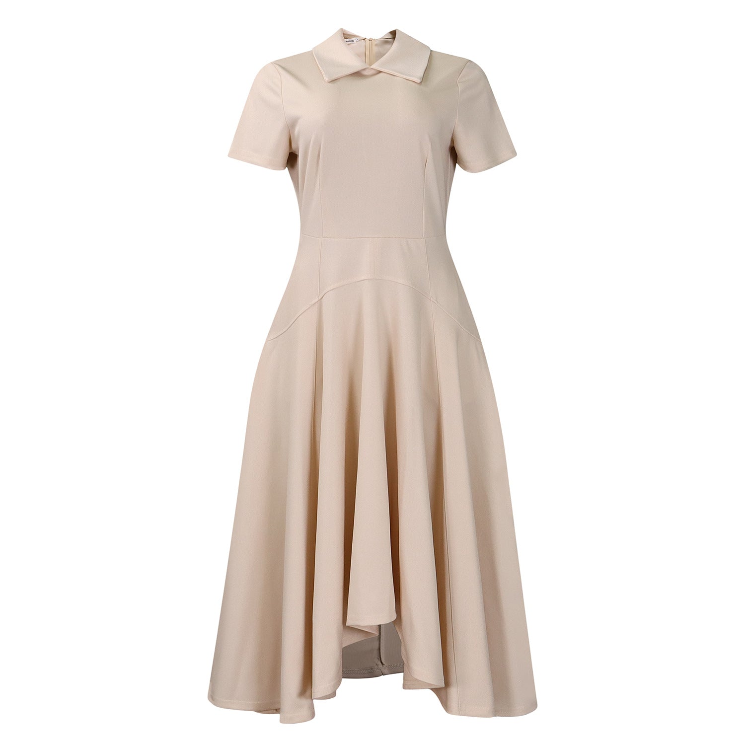 High-Waist A-Line Dress