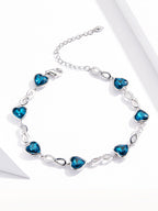 Bracelet Argent 925 Cœur Amour