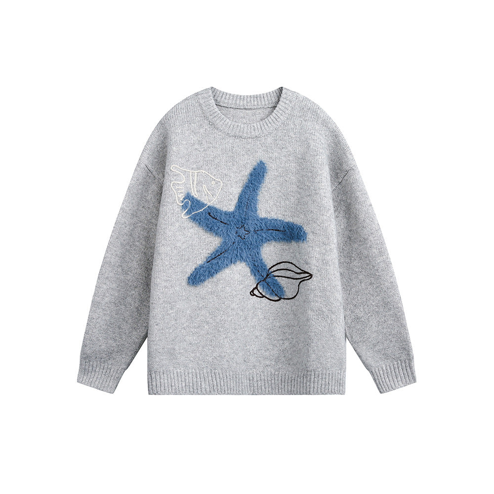 Pull Motif Étoile de Mer