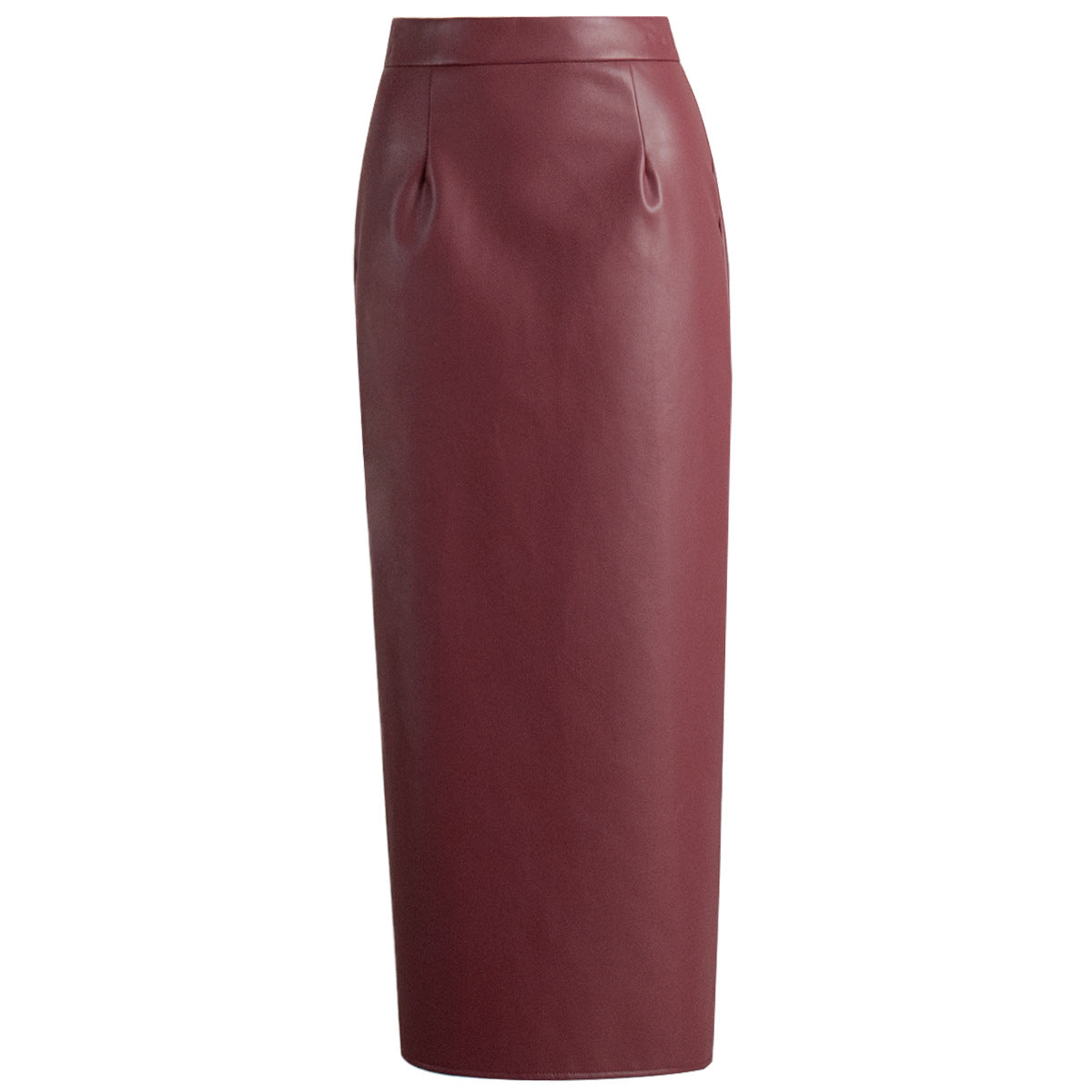 Jupe Simili Cuir Ajustée