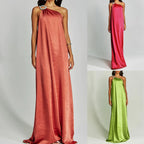Robe Longue Épaule Asymétrique