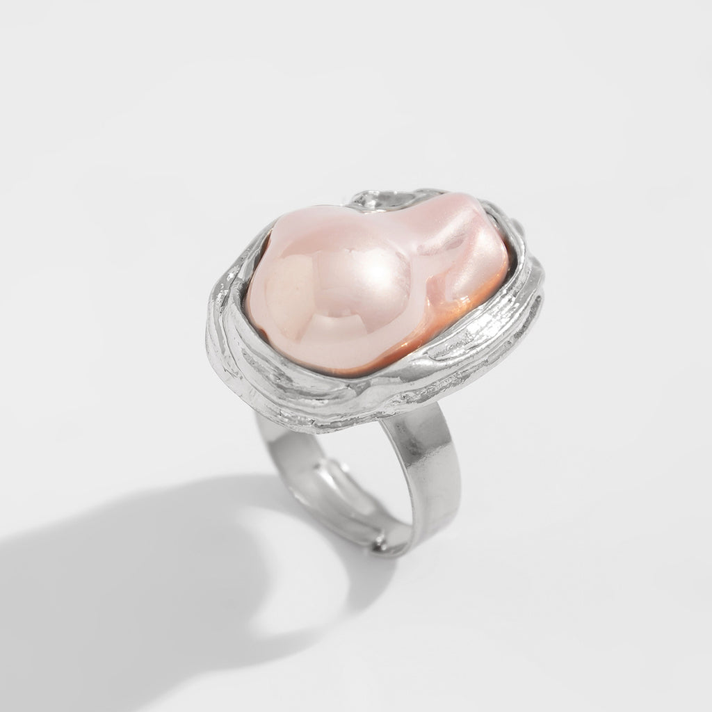 Bague Baroque Perle Irrégulière