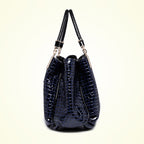 Sac à Main Cuir Effet Crocodile