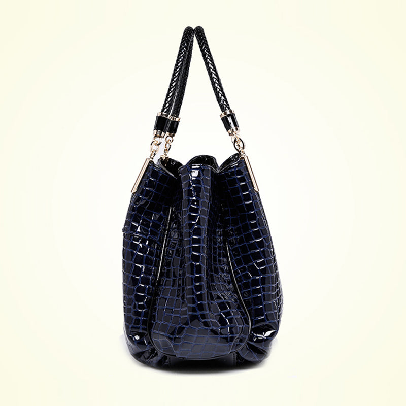 Sac à Main Cuir Effet Crocodile