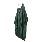 Asymmetric satin texture dress