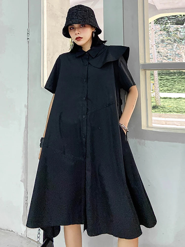 Thin and loose A-line dress