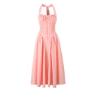 Robe Mi-Longue Dos Nu Fleurie