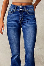 Jean Bootcut Délavé Moustache