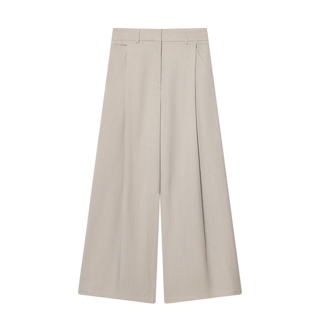Pantalon Large Plissé