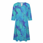 7-point sleeve dress