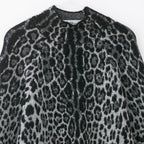 Pull Jacquard Manches Larges
