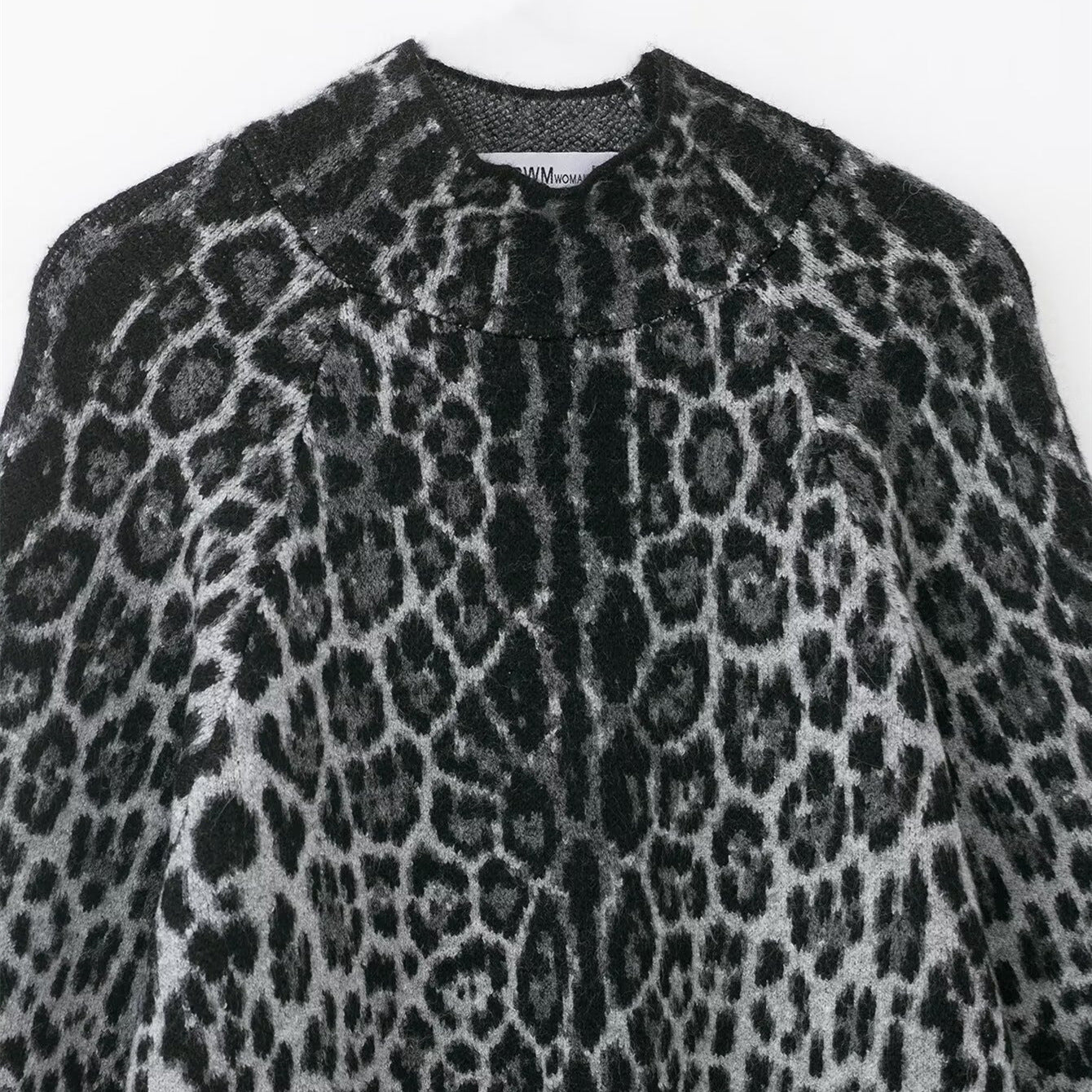 Pull Jacquard Manches Larges