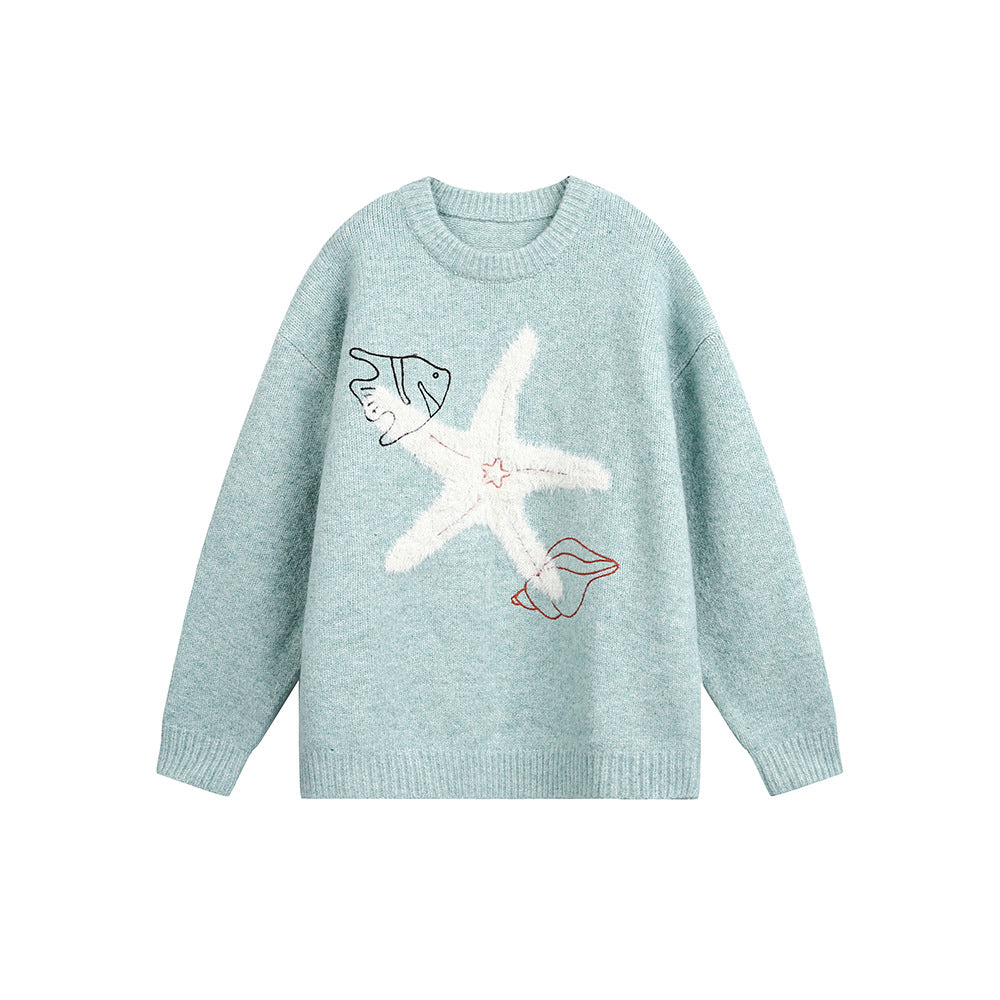 Pull Motif Étoile de Mer