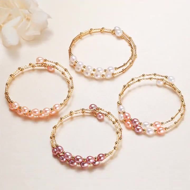 Bracelet Perles Baroques