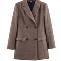 Veste de costume mi-longue style travail