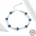 Bracelet Argent 925 Cœur Amour