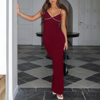 Robe Longue Bustier Tricotée