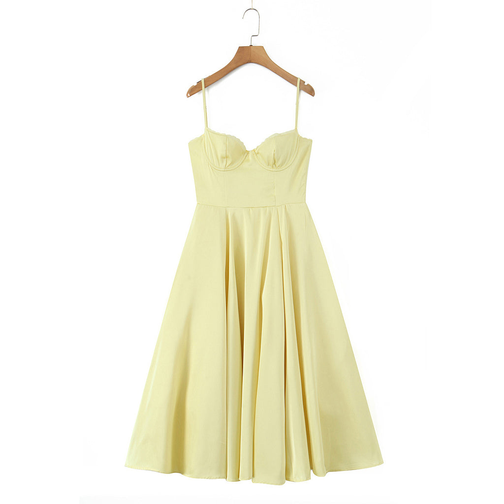 Strap strapless dress