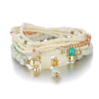 Bracelet Perles Turquoise Bohème