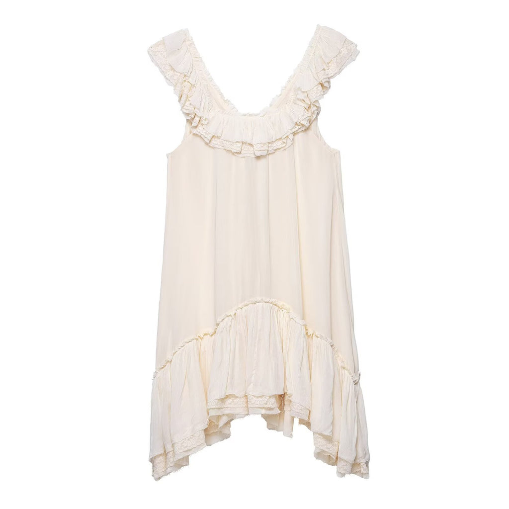 Lace layered decorative dress