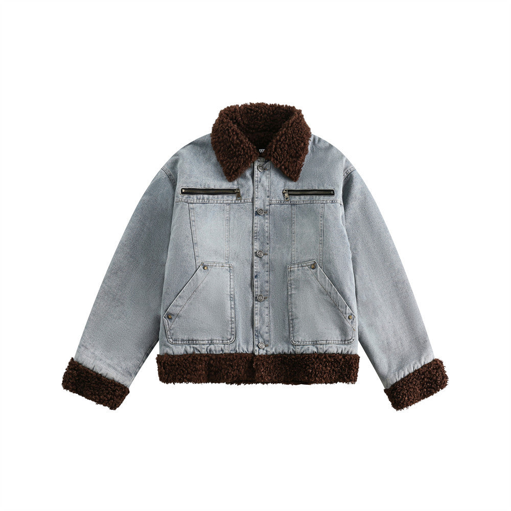 Veste Denim Épaisse