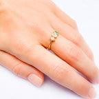 Bague Tricolore Empilée