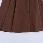 Belt and Flute Strap Dress