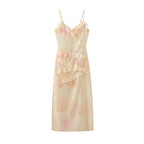 Robe Longue Camisole Imprimée