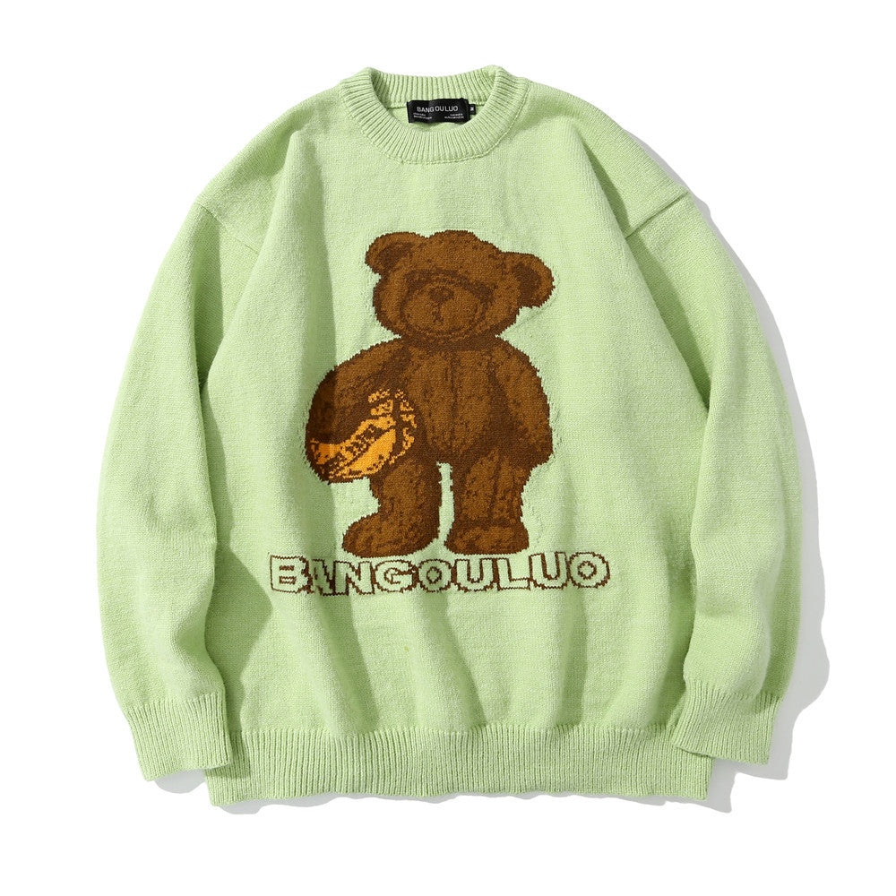 Chemise en maille jacquard Petit Ours