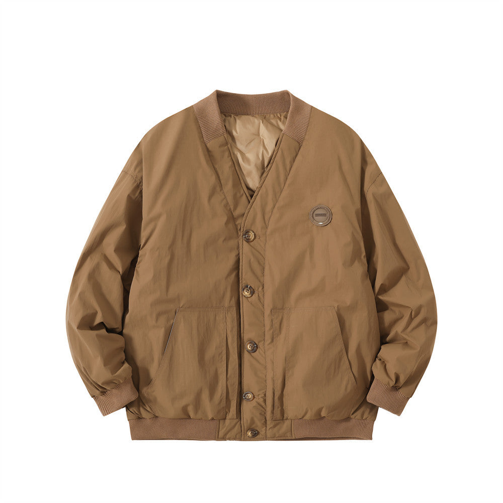 Veste Doudoune Cardigan Col V