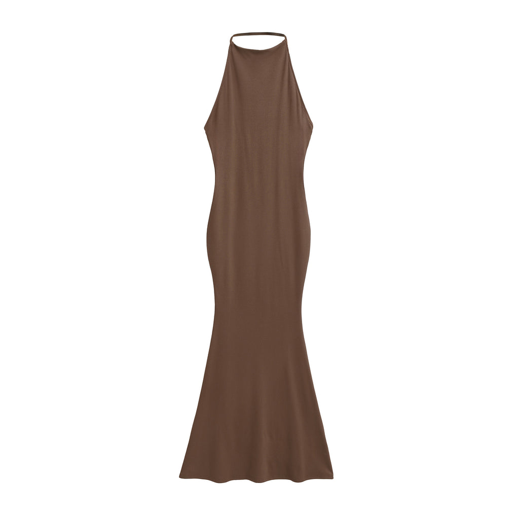 Robe Longue Col Dégagé