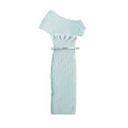 off-shoulder dress