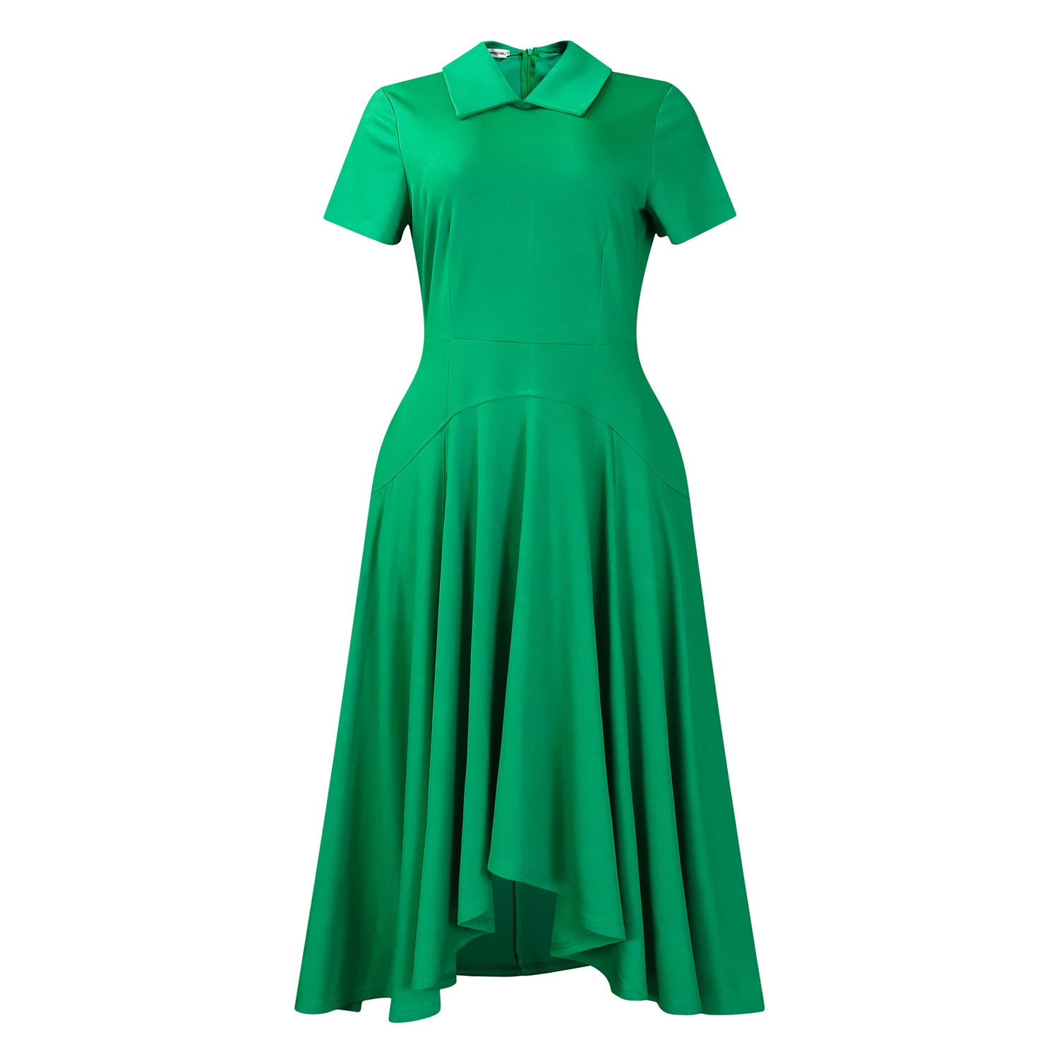 High-Waist A-Line Dress